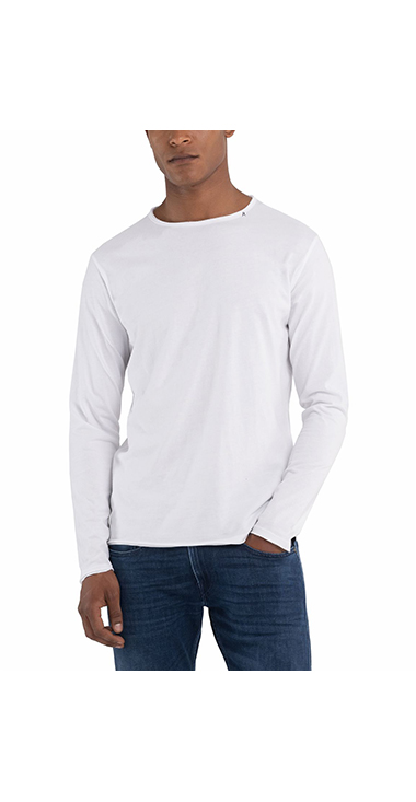 ベーシックジャージー クルーネックロングTシャツ